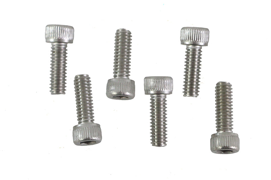 V-Twin 8-32 x 1/2 inch Stainless Steel Allen Socket Cap Screw (Pack of 5)