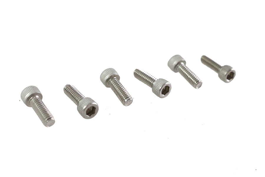 V-Twin 8-32 x 1/2 inch Stainless Steel Allen Socket Cap Screw (Pack of 5)