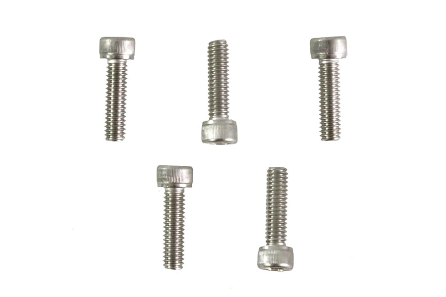 V-Twin 8-32 x 5/8 inch Allen Socket Cap Screw in Stainless Steel (Pack of 5)