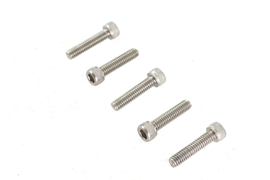 V-Twin 8-32 x 3/4 inch Stainless Steel Allen Socket Cap Screw (Pack of 5)