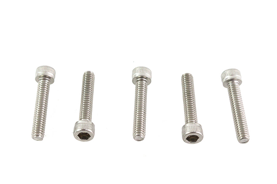 V-Twin 8-32 x 7/8 inch Stainless Steel Allen Socket Cap Screw (Pack of 5)