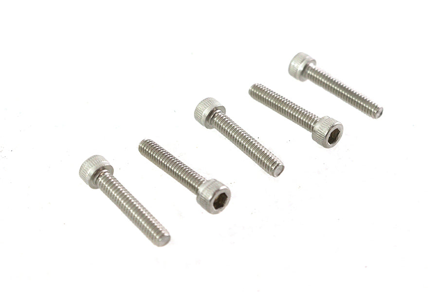 V-Twin 8-32 x 7/8 inch Stainless Steel Allen Socket Cap Screw (Pack of 5)