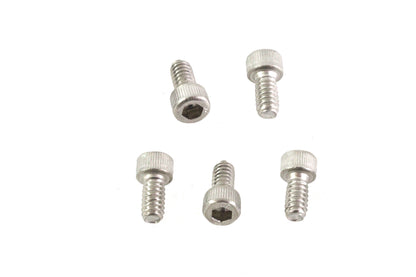 V-Twin 10-24 x 3/8 Inch Allen Socket Cap Screw in Stainless Steel (Pack of 5)