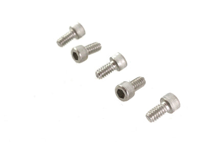 V-Twin 10-24 x 3/8 Inch Allen Socket Cap Screw in Stainless Steel (Pack of 5)