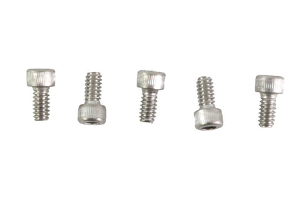 V-Twin 10-24 x 3/8 Inch Allen Socket Cap Screw in Stainless Steel (Pack of 5)