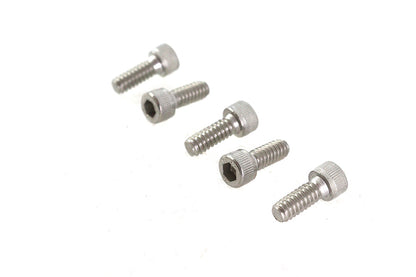 V-Twin 10-24 x 1/2 inch Stainless Steel Allen Socket Cap Screw - Pack of 5