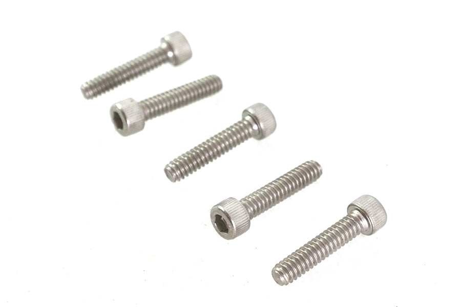 V-Twin 10-24 x 7/8 Inch Stainless Steel Allen Socket Cap Screw, Pack of 5