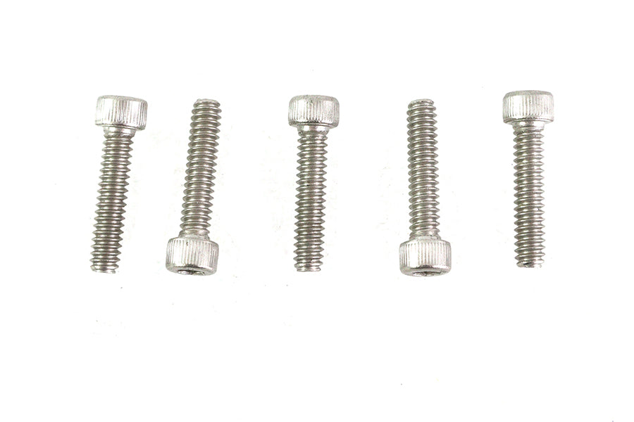 V-Twin 10-24 x 7/8 Inch Stainless Steel Allen Socket Cap Screw, Pack of 5