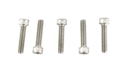 V-Twin 10-24 x 7/8 Inch Stainless Steel Allen Socket Cap Screw, Pack of 5