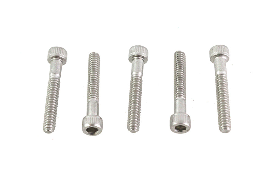 V-Twin 10-24 x 1-1/4 inch Stainless Steel Allen Socket Cap Screw, Pack of 5