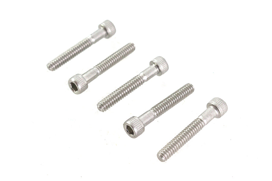 V-Twin 10-24 x 1-1/4 inch Stainless Steel Allen Socket Cap Screw, Pack of 5