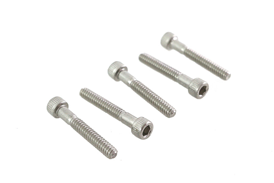 V-Twin 10-24 x 1-1/4 inch Stainless Steel Allen Socket Cap Screw, Pack of 5