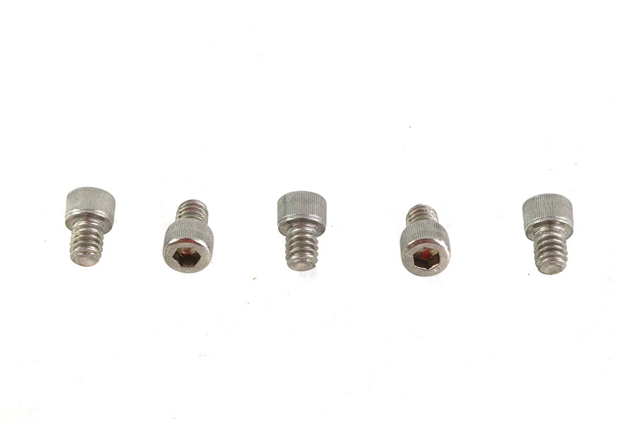 V-Twin 1/4 inch-20 x 5/16 inch Stainless Steel Allen Socket Cap Screw (Pack of 5)