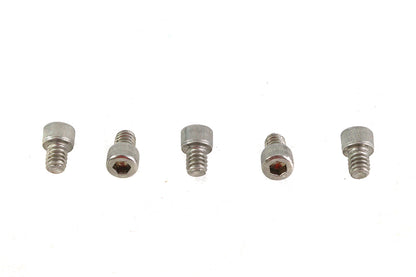 V-Twin 1/4 inch-20 x 5/16 inch Stainless Steel Allen Socket Cap Screw (Pack of 5)