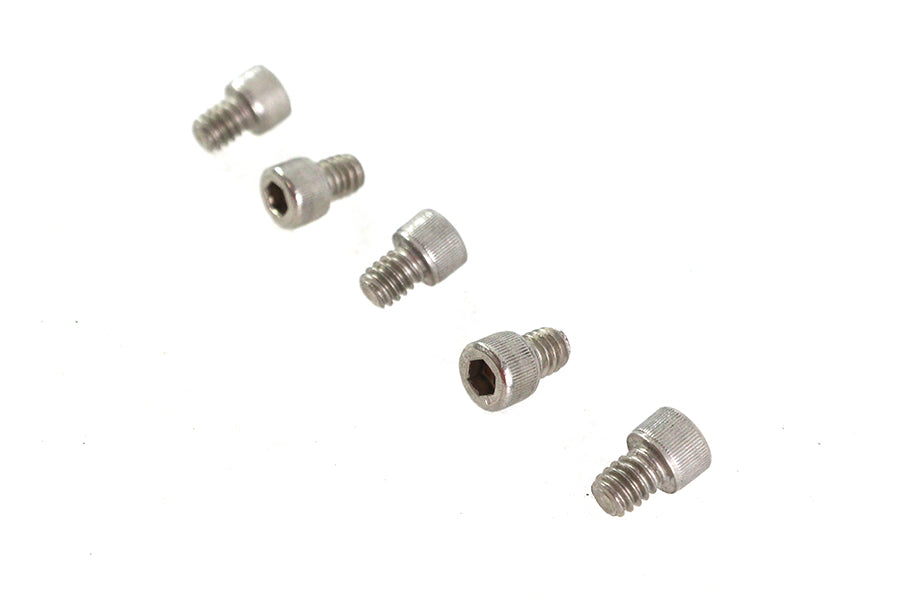 V-Twin 1/4 inch-20 x 5/16 inch Stainless Steel Allen Socket Cap Screw (Pack of 5)