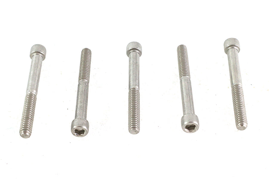 V-Twin 1/4 inch-20 x 2-1/4 inch Stainless Steel Allen Socket Cap Screw (Part Number 73-0216)