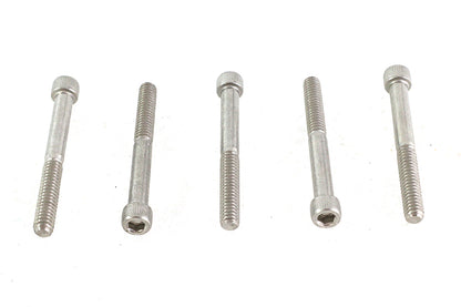 V-Twin 1/4 inch-20 x 2-1/4 inch Stainless Steel Allen Socket Cap Screw (Part Number 73-0216)
