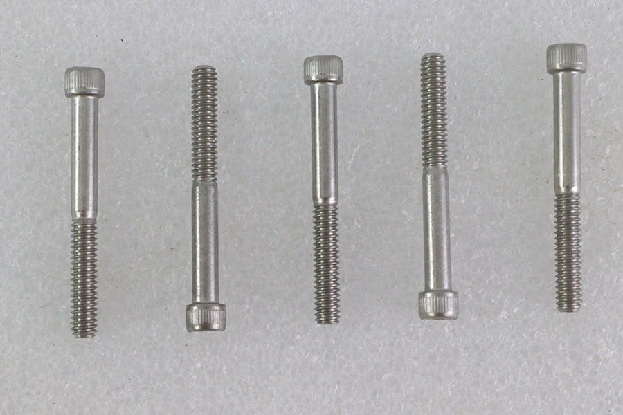 V-Twin 1/4 inch-20 x 2-1/4 inch Stainless Steel Allen Socket Cap Screw (Part Number 73-0216)
