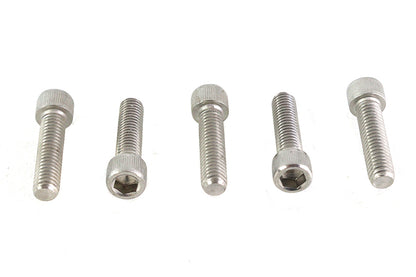 V-Twin 39mm Triple Tree Bolt Set Stainless Steel – Motorcycle Handlebar Mounting Hardware