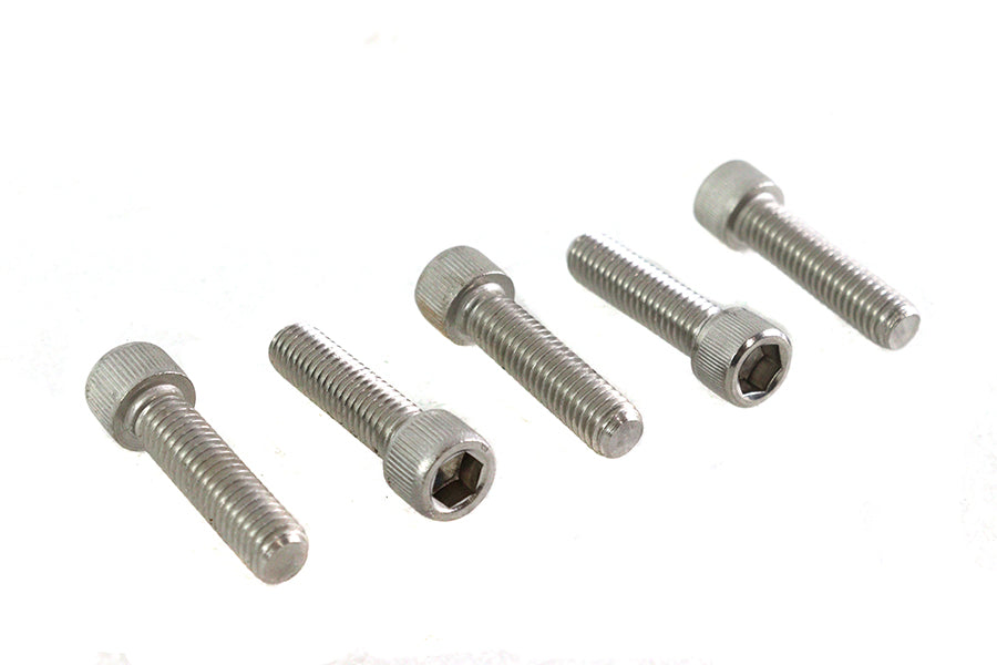 V-Twin 39mm Triple Tree Bolt Set Stainless Steel – Motorcycle Handlebar Mounting Hardware