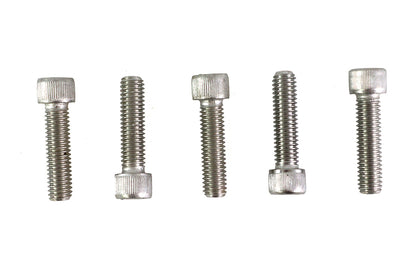 V-Twin 39mm Triple Tree Bolt Set Stainless Steel – Motorcycle Handlebar Mounting Hardware