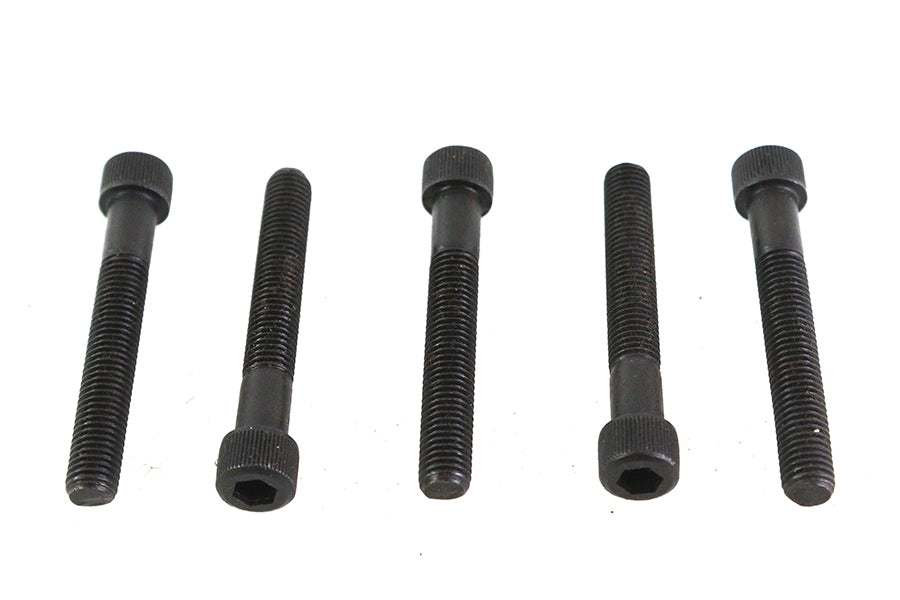 V-Twin 1/4 inch-28 x 1-3/4 inch Allen Socket Cap Screw Black (Pack of 5)