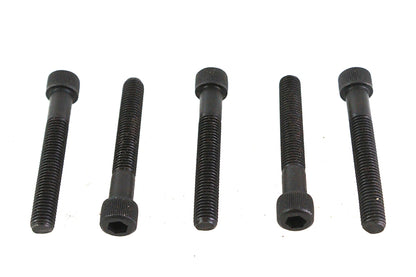 V-Twin 1/4 inch-28 x 1-3/4 inch Allen Socket Cap Screw Black (Pack of 5)