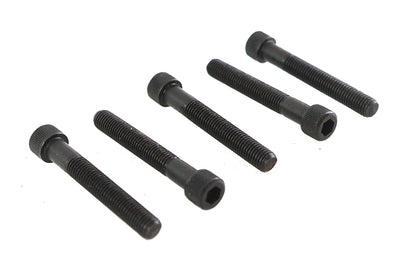 V-Twin 1/4 inch-28 x 1-3/4 inch Allen Socket Cap Screw Black (Pack of 5)