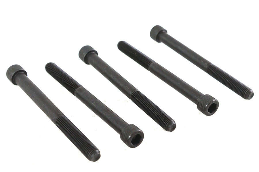 V-Twin 5/16 inch-24 x 3-3/8 inch Allen Socket Cap Screw Black