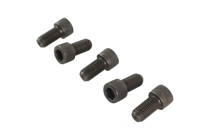 V-Twin 3/8 inch-24 x 3/4 inch Allen Socket Cap Screw Black (Pack of 5)