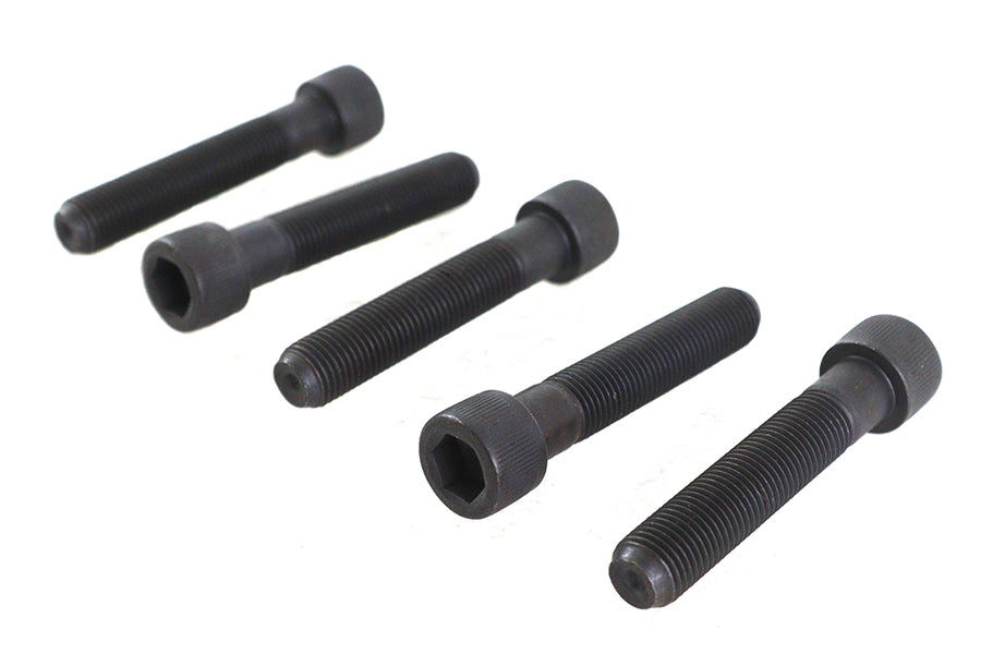 V-Twin 3/8 inch-24 x 2 inch Allen Socket Cap Screw Black