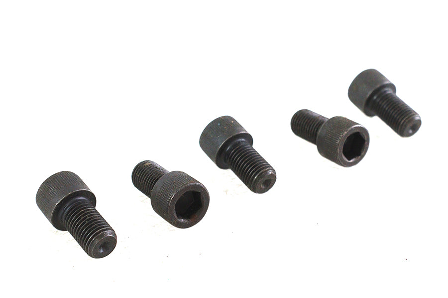V-Twin 7/16 inch-20 x 3/4 inch Allen Socket Cap Screw Black - Pack of 5