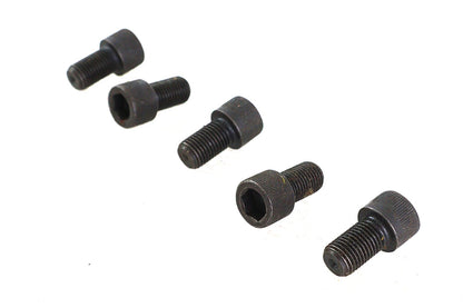 V-Twin 7/16 inch-20 x 3/4 inch Allen Socket Cap Screw Black - Pack of 5