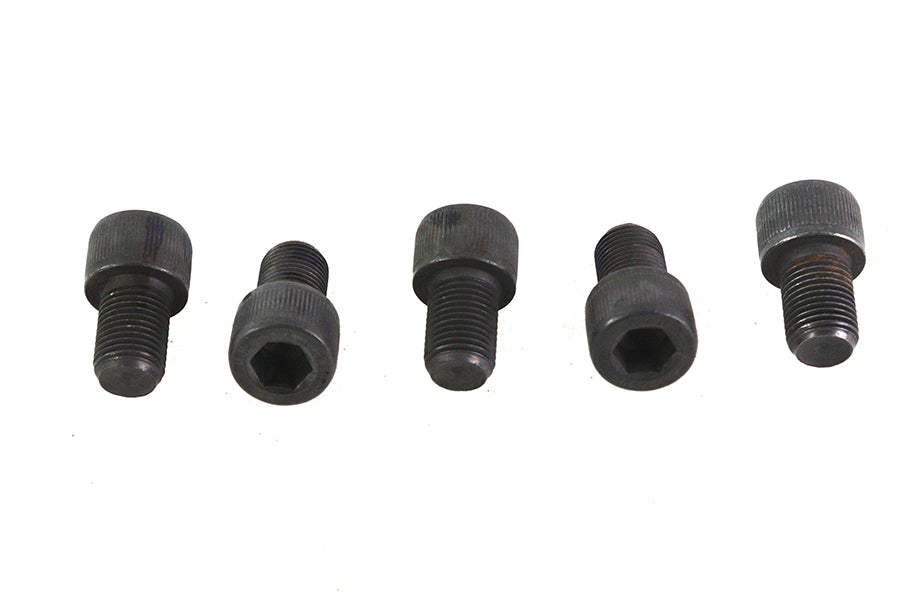 V-Twin 1/2 inch-20 x 3/4 inch Allen Socket Cap Screw Black (Pack of 5)