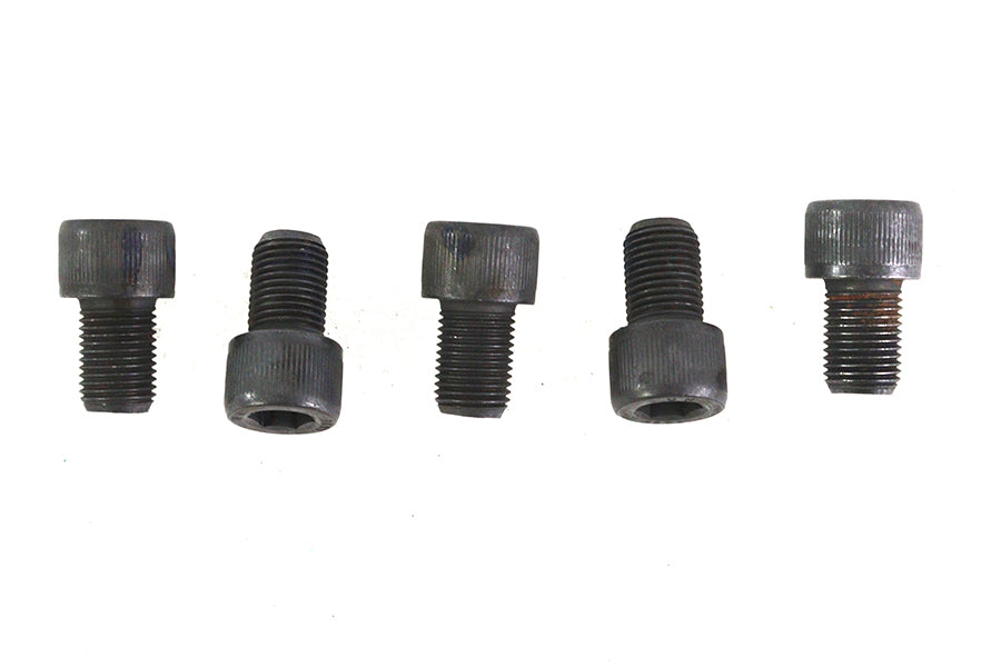 V-Twin 1/2 inch-20 x 3/4 inch Allen Socket Cap Screw Black (Pack of 5)
