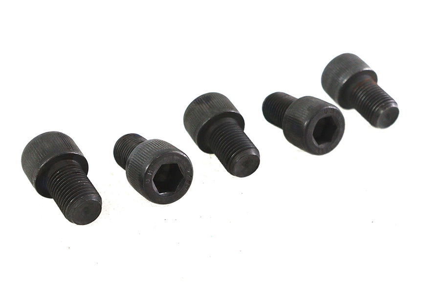 V-Twin 1/2 inch-20 x 3/4 inch Allen Socket Cap Screw Black (Pack of 5)