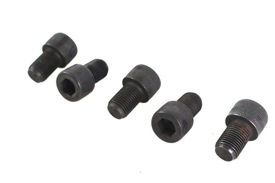 V-Twin 1/2 inch-20 x 3/4 inch Allen Socket Cap Screw Black (Pack of 5)