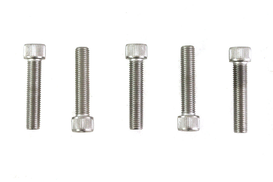 V-Twin 5/16 inch-24 x 1-1/2 inch Stainless Steel Allen Socket Cap Screw (Pack of 5)
