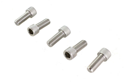V-Twin 3/8 inch-24 x 1 inch Stainless Steel Allen Socket Cap Screw - Pack of 5