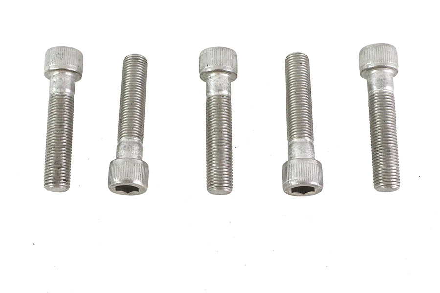 V-Twin 3/8 Inch-24 x 1-3/4 Inch Stainless Steel Allen Socket Cap Screw (Pack of 5)