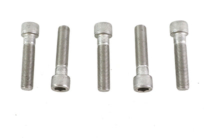 V-Twin 3/8 Inch-24 x 1-3/4 Inch Stainless Steel Allen Socket Cap Screw (Pack of 5)