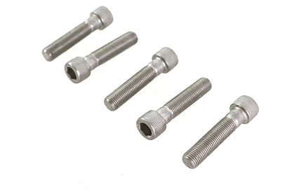 V-Twin 3/8 Inch-24 x 1-3/4 Inch Stainless Steel Allen Socket Cap Screw (Pack of 5)