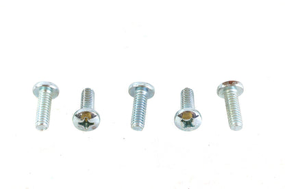 V-Twin Zinc Phillips Panhead Screws - Pack of 5