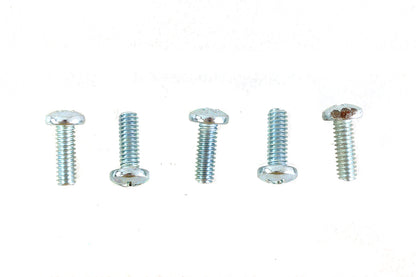 V-Twin Zinc Phillips Panhead Screws - Pack of 5