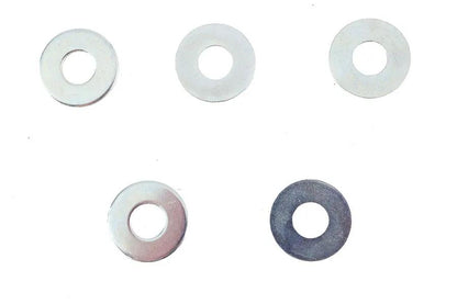 SU Zinc Flat Washers Pack of 5 – Durable Steel Washers for Various Applications by SU