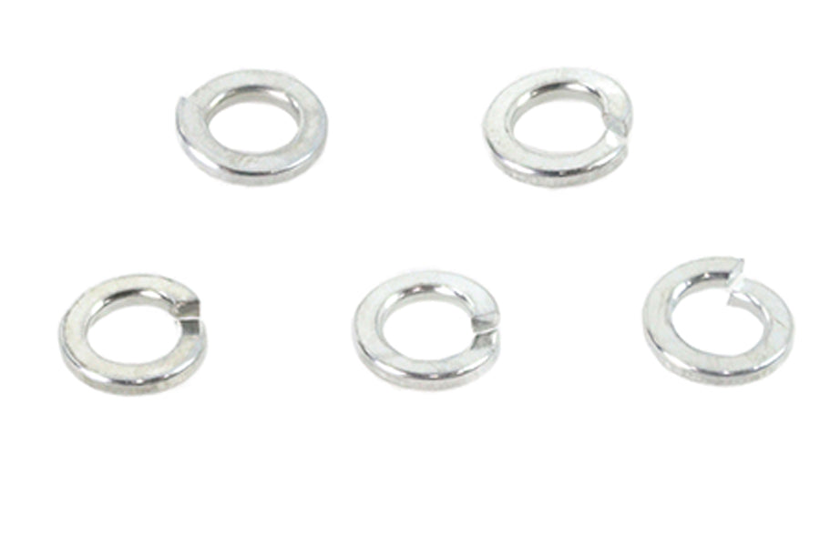 V-Twin Zinc Lock Washers with 1/2 Inch Inner Diameter - Pack of 5