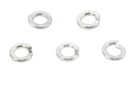 V-Twin Zinc Lock Washers with 1/2 Inch Inner Diameter - Pack of 5