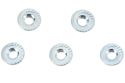 V-Twin Serrated Hex Flange Nuts 5/16 inch-18 Zinc – Pack of 5