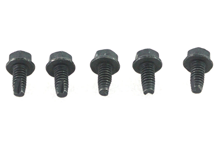 V-Twin Hex Flange Screws 5/16 inch-18 x 5/8 inch Parkerized, Pack of 5