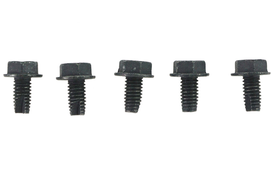 V-Twin Hex Flange Screws 5/16 inch-18 x 5/8 inch Parkerized, Pack of 5